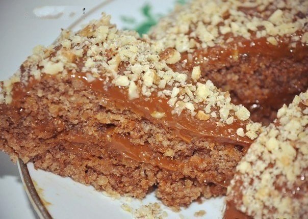 "Грильяжик" ореховый торт без муки за 10 минут