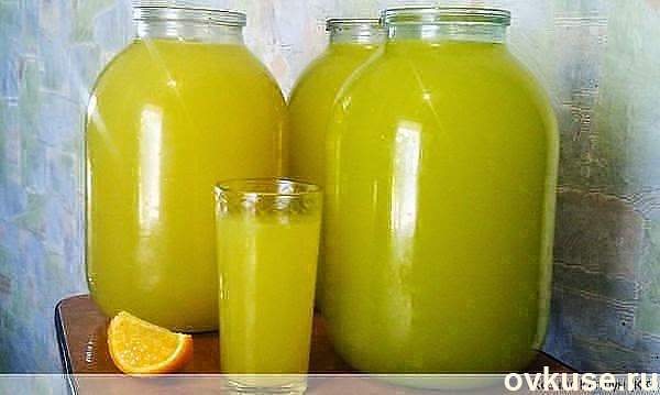 9 литров сока из 4 апельсинов