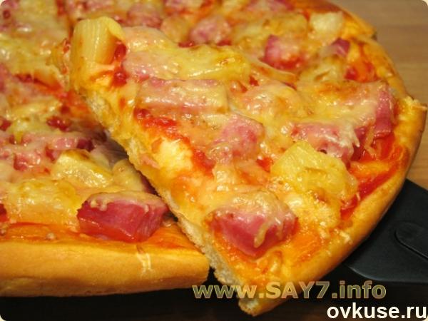 Пицца "гавайская" - новый вкус знакомого блюда