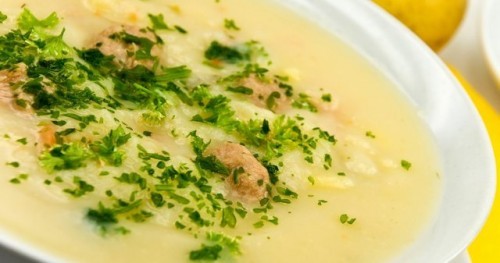 Белый суп