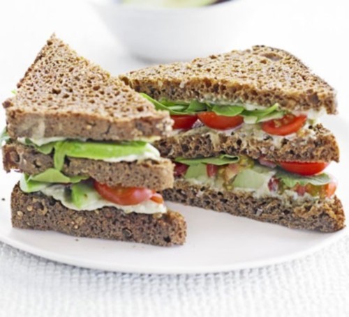 Фото 6 рецептов вкусных вегетарианских сэндвичей №2