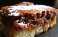 Абрикосовый кекс-пирог двухслойный