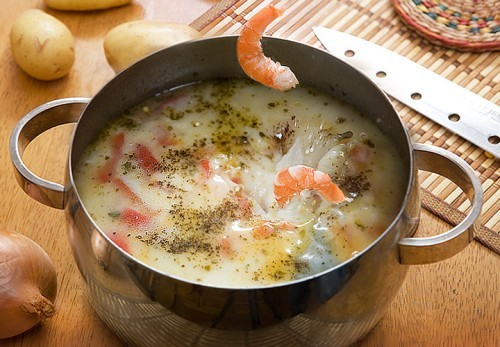Фото Для тех, кто любит креветки: как приготовить с ними вкусный суп? №2