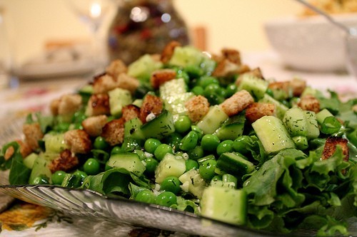 Фото 7 салатов с зеленым горошком №3