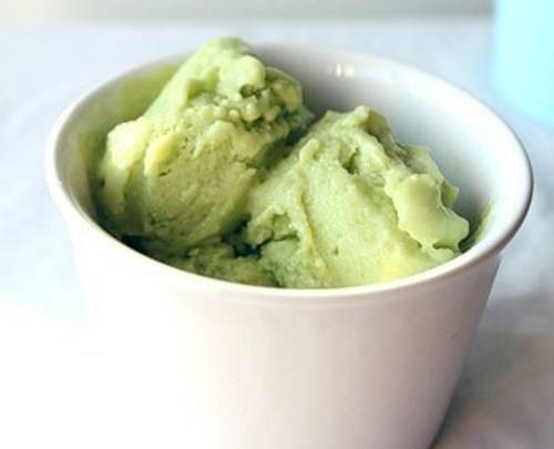 Фото Диетическое мороженое из йогурта и авокадо №1