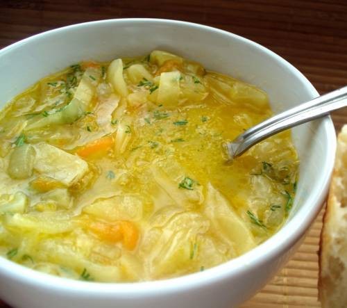 Фото Луково-капустный суп «Легкий» №2