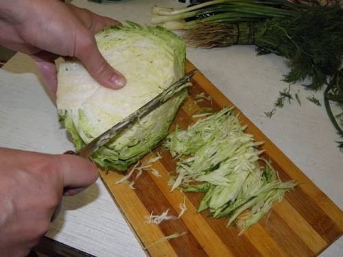 Фото Крабовый салат с капустой №8