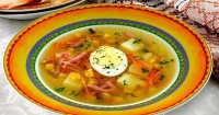 Фото Картофельный суп с кукурузой №1
