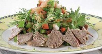 Баскский салат с телятиной