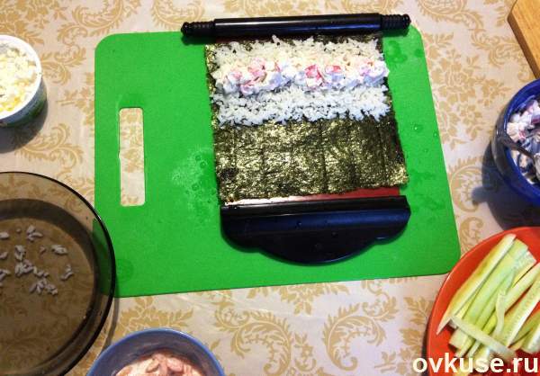 Фото Домашние нигири суши и роллы №2