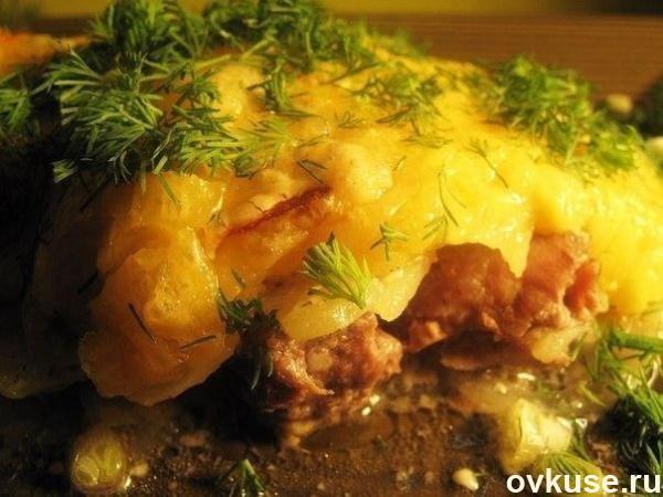 "Картофельно-мясная запеканка"