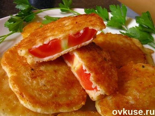 Жареные помидоры в сырном кляре (1)