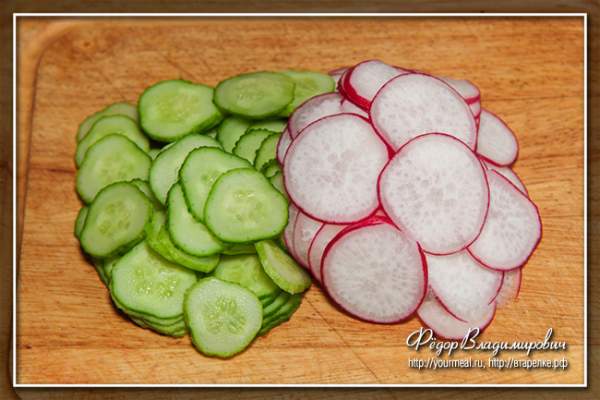 Фото Быстрый маринованный салат из свежей капусты №9