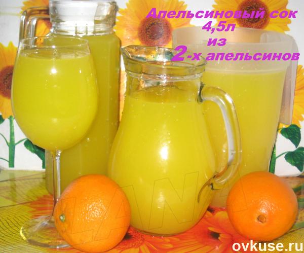 Фото Апельсиновый сок из 2-х апельсинов - 4.5 л №2