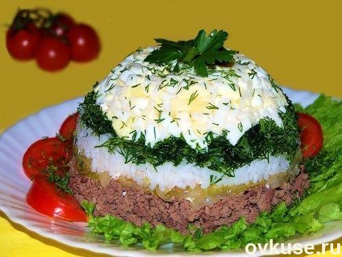 Фото Печеночный салат №1