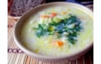 Молочно-овощной суп с макаронами