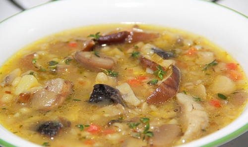 Фото Постный суп с фасолью и клецками №2