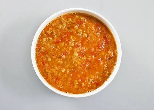 Фото Чечевично-томатный пикантный суп №1