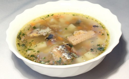 Фото Рыбный суп из консервов №2