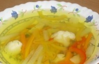 Фото Простой летний овощной суп с помидорами №1